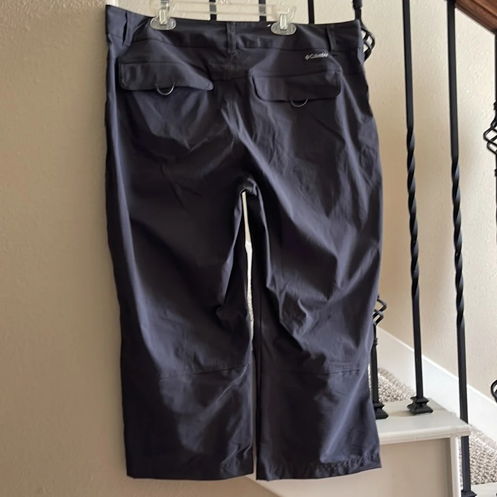 NWOT Columbia Sz 14 Charcoal Grey Clam Diggers - Picture 2 of 12